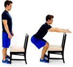 Dunsborough Physiotherapy Squat - chair guide