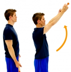 Dunsborough Physiotherapy Exercise - Shoulder flexion broomstick