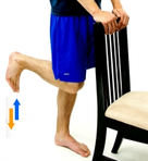 Dunsborough Physiotherapist performing hamstring exercise