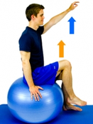 Dunsborough Physio Exercises Core Strength Fitball