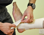 sports taping by dunsborough physiotherapist